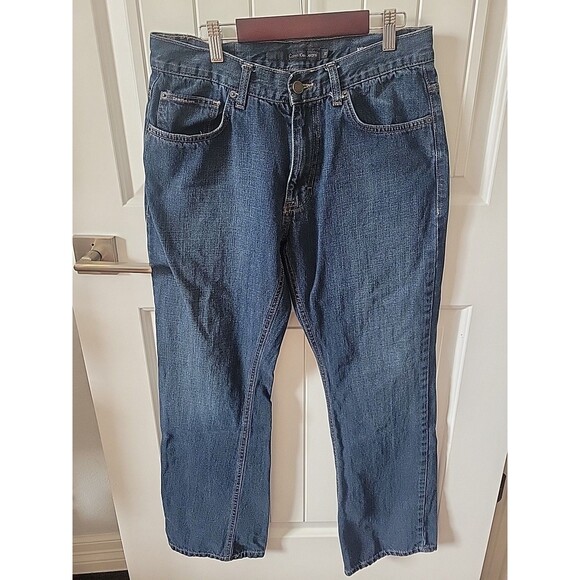 Calvin Klein Other - Calvin Klein Mens Jeans 32 X 39 Blue Denim Cotton 5-Pocket Zip Fly Bootcut Jeans